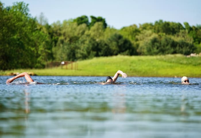 Beware of snapping turtles, croaking frogs, small fish, sprawling weeds and the occasional snake.